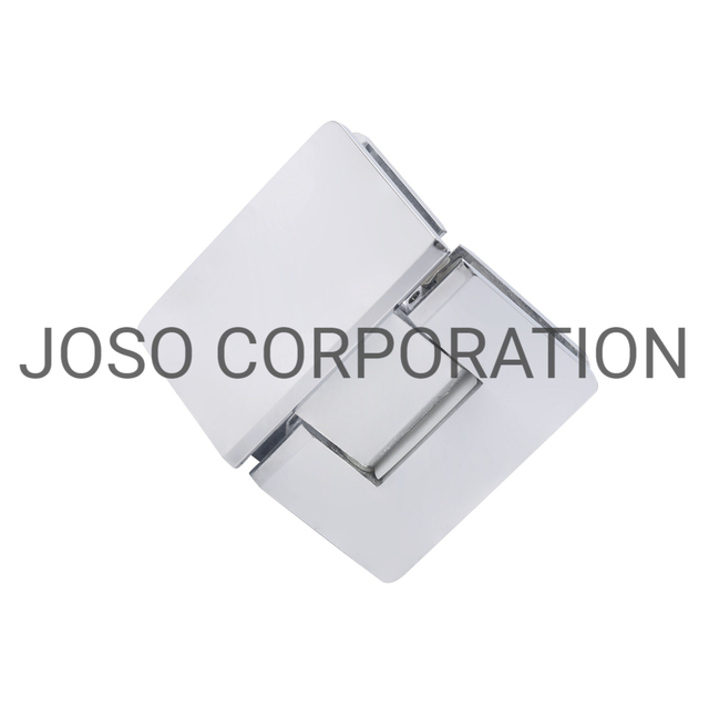 Bisagra ajustable de 135 grados Bisagra de latón Bisagra de baño Bisagra de vidrio Cromo brillante