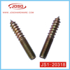 Perno de suspensión M8 de acero popular, tornillo para madera para muebles