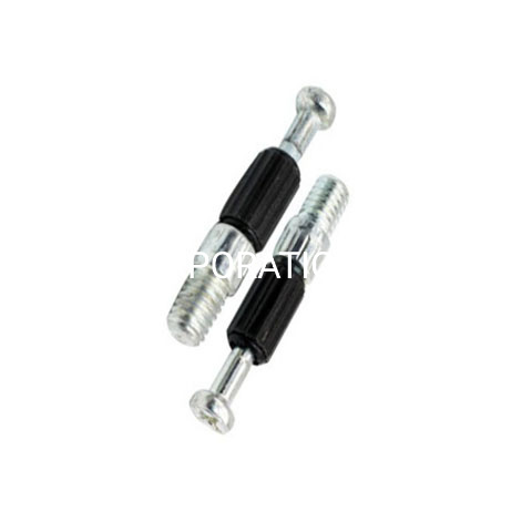 Perno de metal popular con soporte de estante de montaje de gabinete de conector de cajón de montaje de muebles de plástico