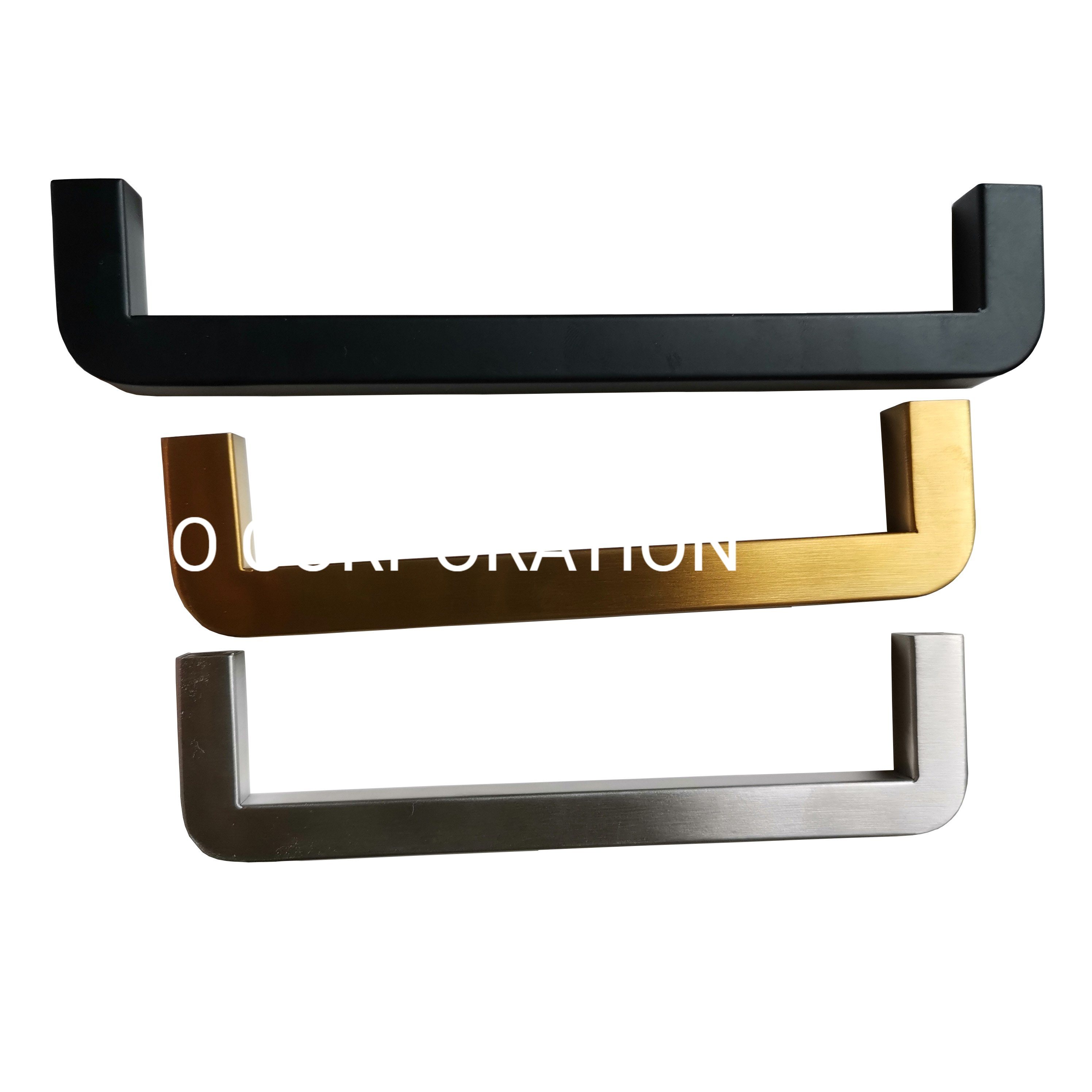 Manija de puerta de manija de muebles, color negro, blanco, dorado, gran oferta, estilo europeo