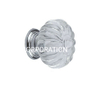 Perilla del cajón del perilla del guardarropa con forma de diamante transparente de aleación de zinc 28 mm 34 mm