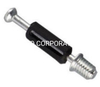 Top venta de plástico negro y perno negro herrajes para muebles accesorios para muebles soporte de estante de tornillo de gabinete