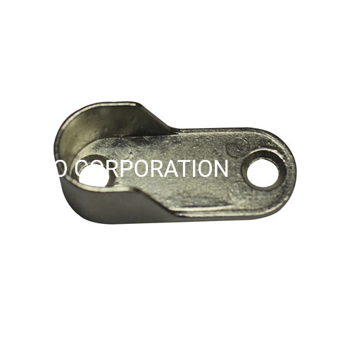 Conector niquelado del soporte de la ayuda de Rod de la ropa del hogar del guardarropa de la aleación popular del cinc