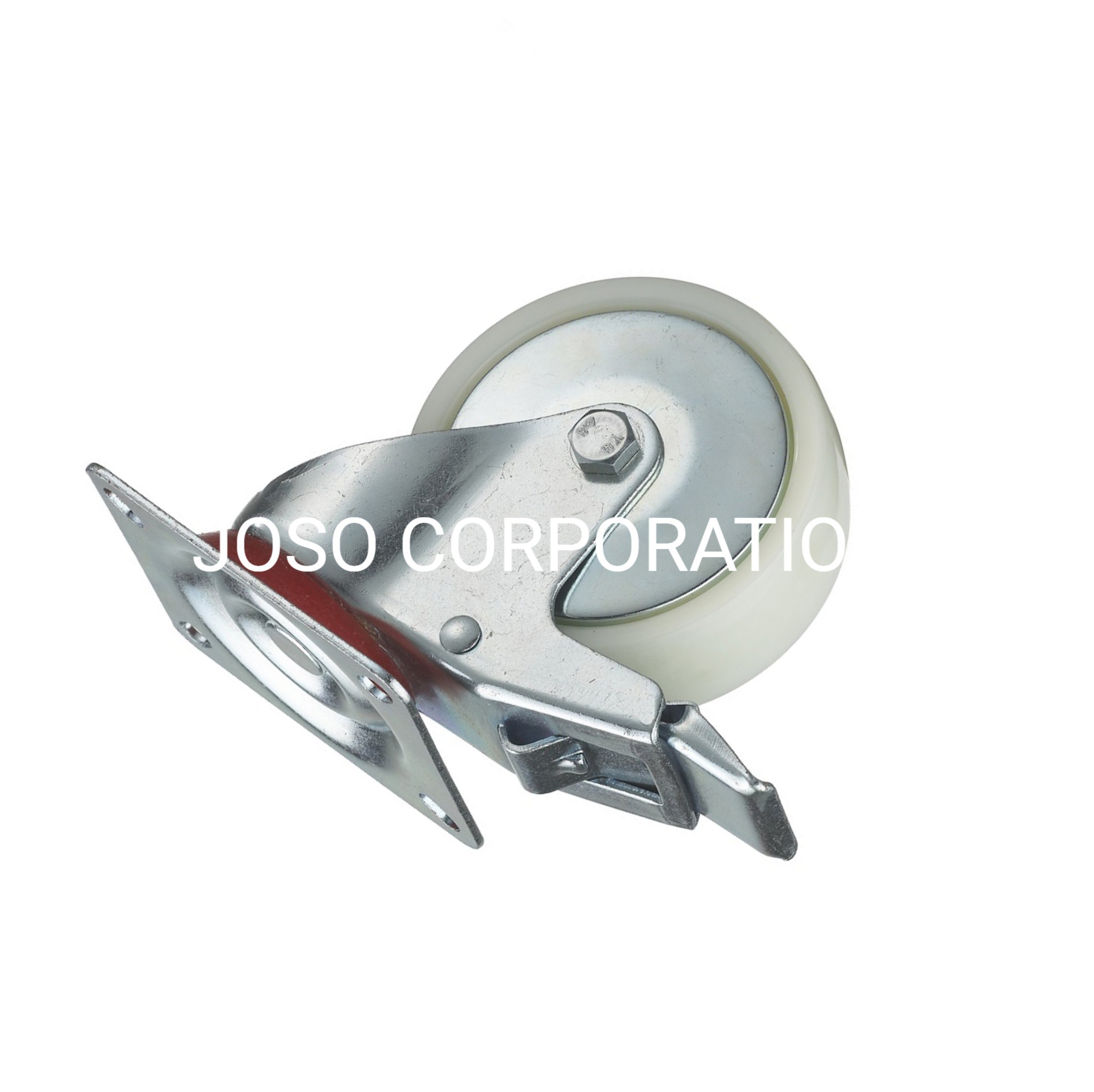 Rueda giratoria de acero para muebles, rueda giratoria para silla, gran oferta
