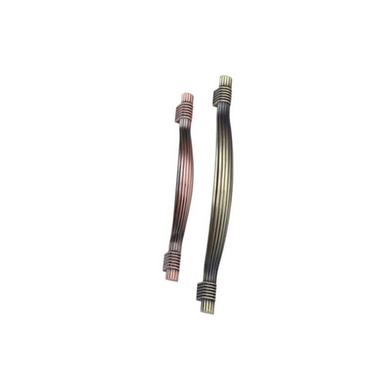 Manija de gabinete de manija de latón antiguo para muebles, estilo europeo clásico, 96mm, 128mm