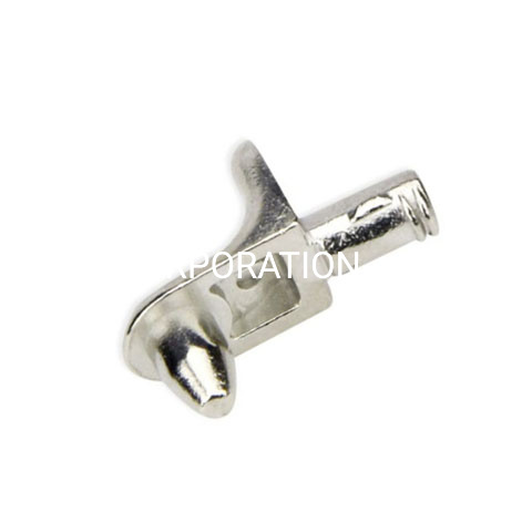 Esquina de 10,5 mm con tornillo, conector de estante de aleación de zinc, soporte para estante de guardarropa