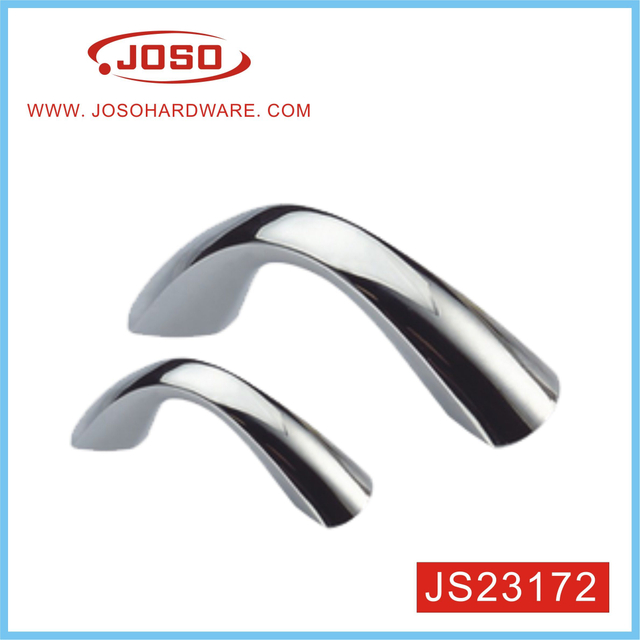 Tirador cromado brillante para cajón de tocador de dormitorio