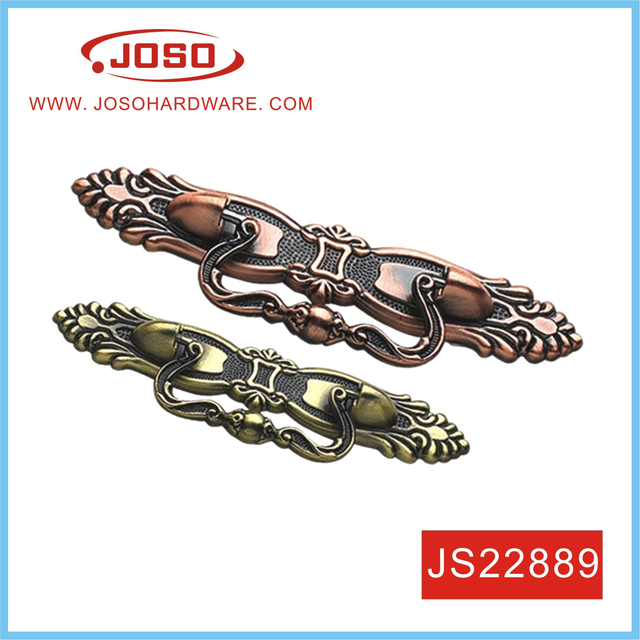 Tirador estilo vintage para gabinete en dormitorio