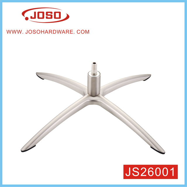 Venta de fábrica de piezas de muebles de acero cromado, pata de silla de 4 brazos