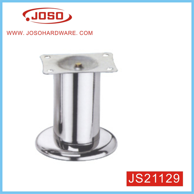 Pata de mueble cromada mate y cromada brillante para sofá