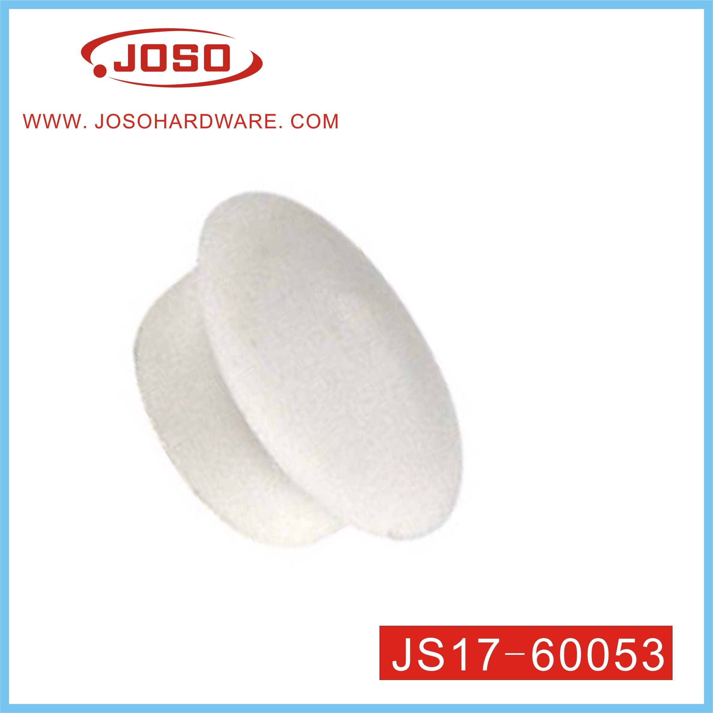 Tapa de perno tipo seta blanca de 16 mm de diámetro para patas de mesa
