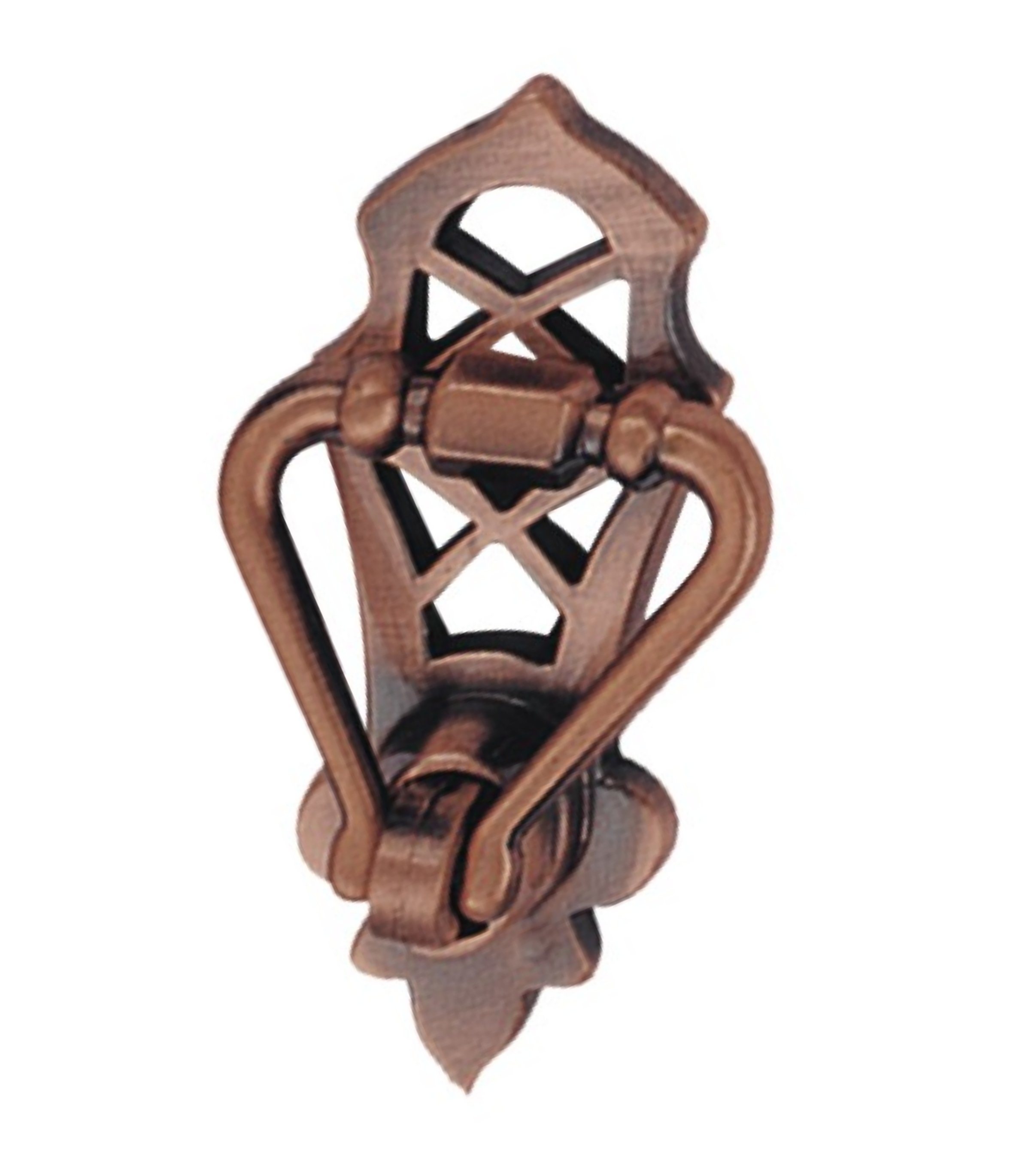 Gran oferta de muebles antiguos de cobre, mango pequeño, accesorios para muebles, Hardware para muebles