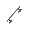 Manija de puerta de latón antiguo de aleación de zinc, 400mm, 500mm, manija de cocina