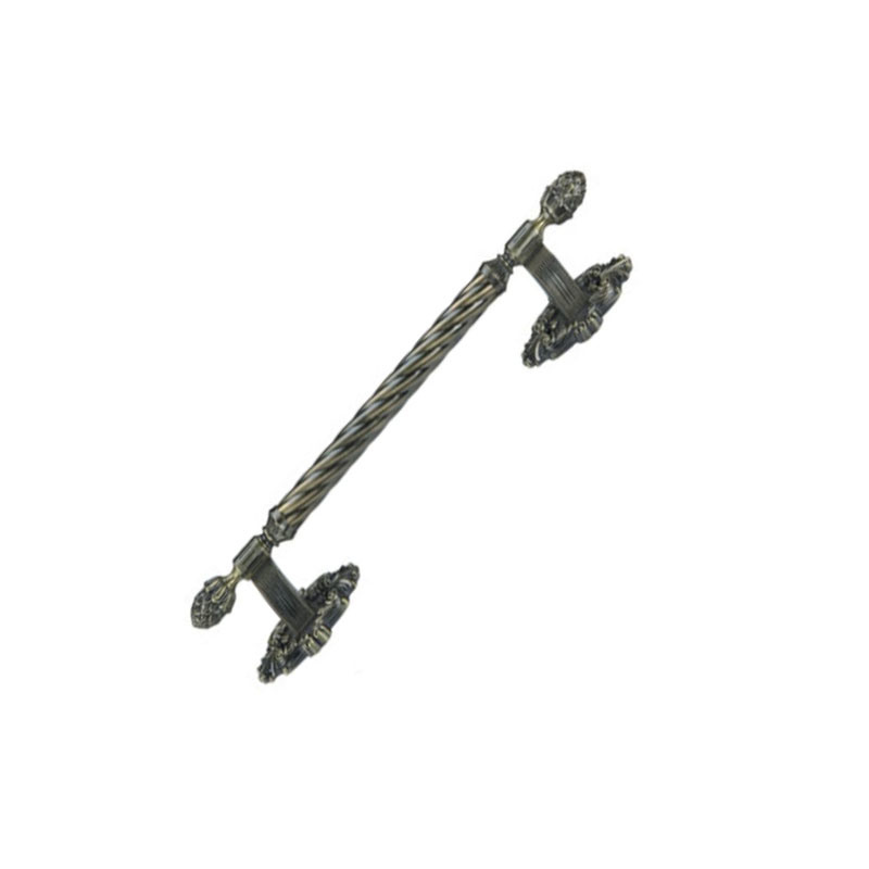 Manija de puerta de latón antiguo de aleación de zinc, 400mm, 500mm, manija de cocina