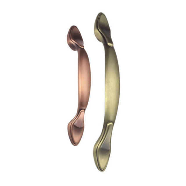 Manija del gabinete de la manija de la cocina de la aleación del cinc del metal de la fuente de la fábrica 64m m