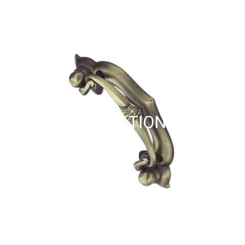 Manija de aleación de zinc de 60 mm, accesorios para puertas, manija clásica, herrajes para el hogar, manija para cajón