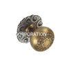 Tirador de seta clásico dorado, tirador de manija de 30mm, perilla de cajón