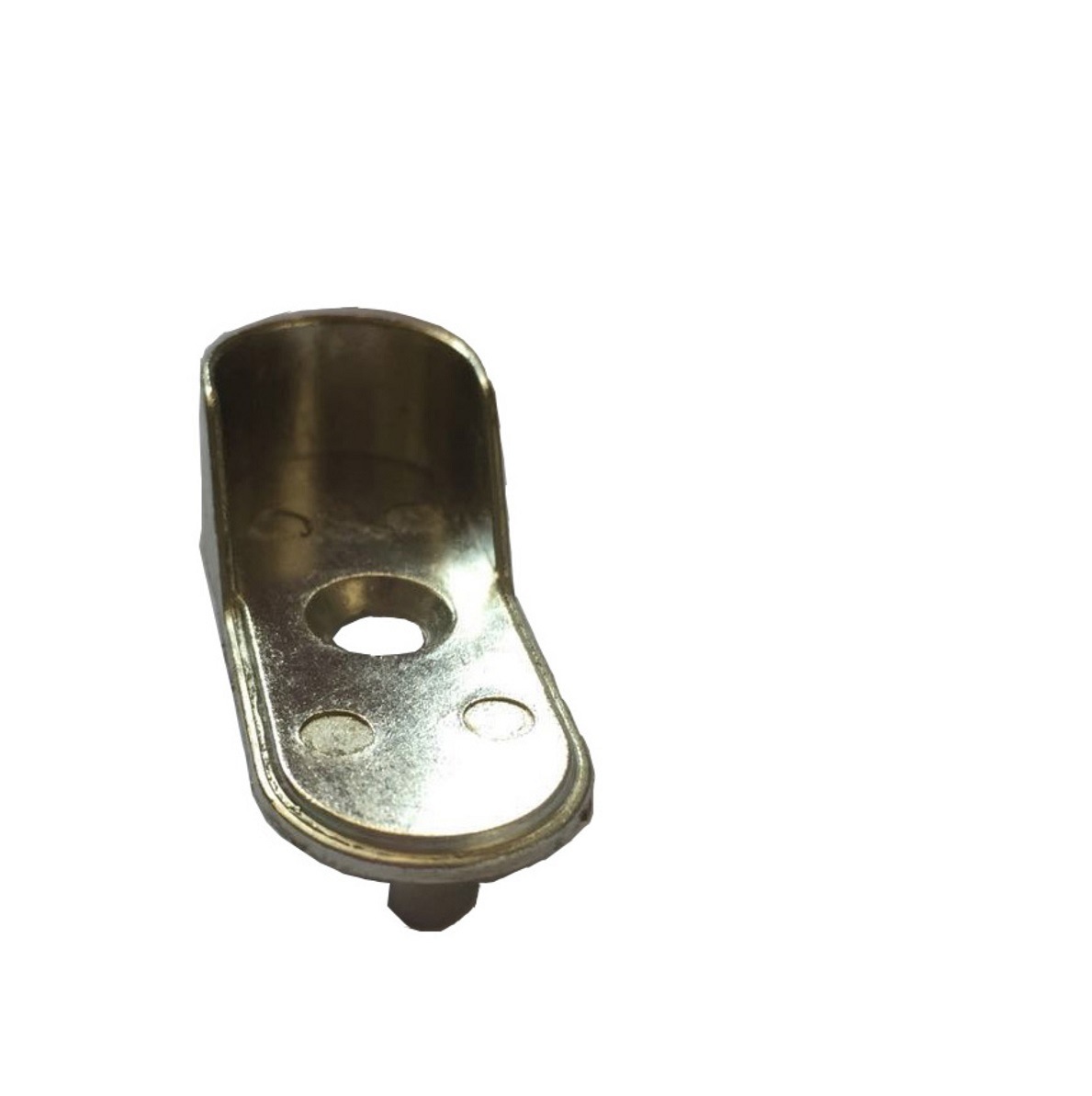 Soporte de tubo de aleación de zinc, accesorios para muebles, soporte de riel de hardware para muebles