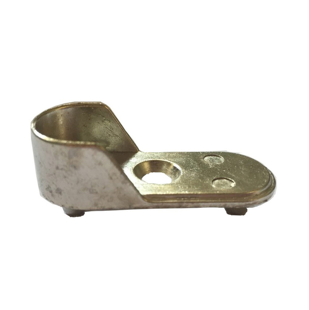 Soporte de tubo de aleación de zinc, accesorios para muebles, soporte de riel de hardware para muebles