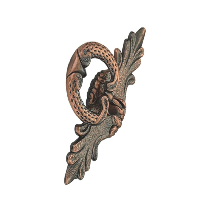 Manija del gabinete de la manija de la cocina de la manija clásica de la aleación del cinc de la fuente de la fábrica 37m m