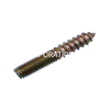 Tornillo de pasador de doble rosca de acero, herrajes para muebles, tornillo para madera, tornillo para guardarropa