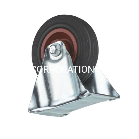 Rueda industrial de acero con carga de nailon de 230kg, rueda para muebles, rueda de carro