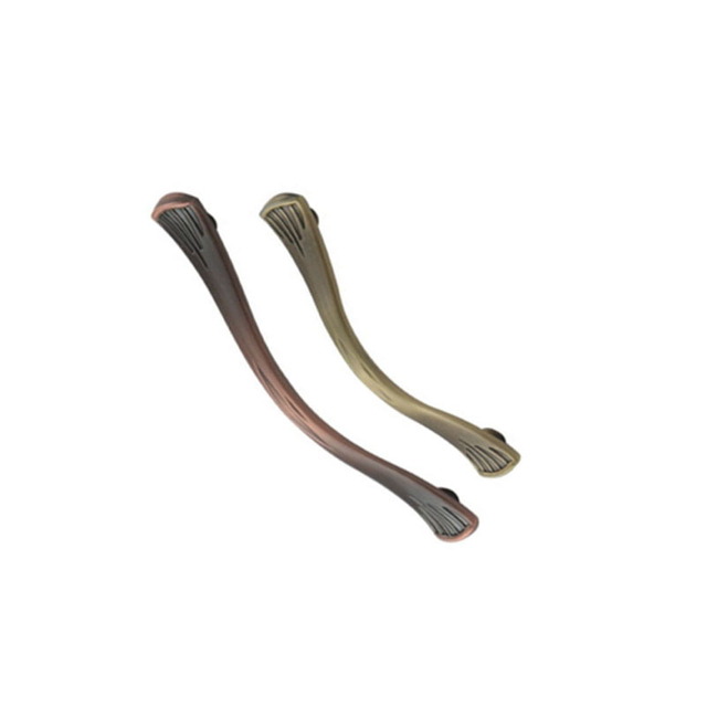 Manija de cobre antigua de la decoración de la manija de la aleación 96m m 128m m del cinc