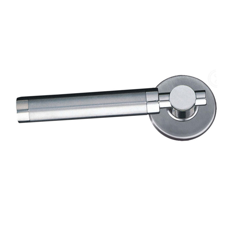 Manija de cocina sólida de acero satinado 304 con manija de palanca de puerta de 130 mm
