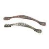 Tirador de muebles creativo de aleación de zinc, 96mm, 128mm, tirador de tocador, tirador de cajón
