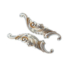 Manija de puerta de aleación de zinc delicada de estilo europeo, manija de armario, manija de muebles, 64mm