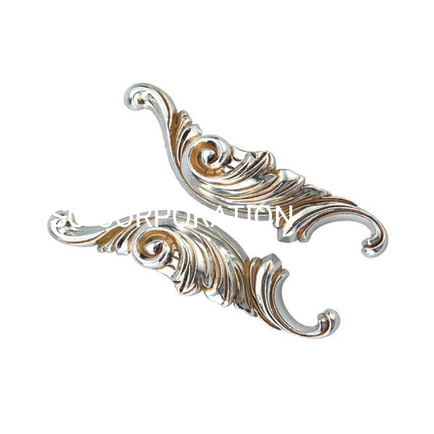 Manija de puerta de aleación de zinc delicada de estilo europeo, manija de armario, manija de muebles, 64mm
