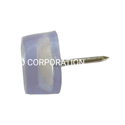 Conector protector de silla deslizante de uñas de mesa transparente de plástico de 18mm de suministro de fábrica
