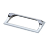 Tirador de muebles cromado brillante de aleación de zinc, 96mm, 128mm, venta superior