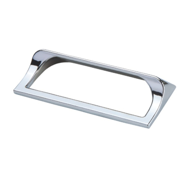 Tirador de muebles cromado brillante de aleación de zinc, 96mm, 128mm, venta superior