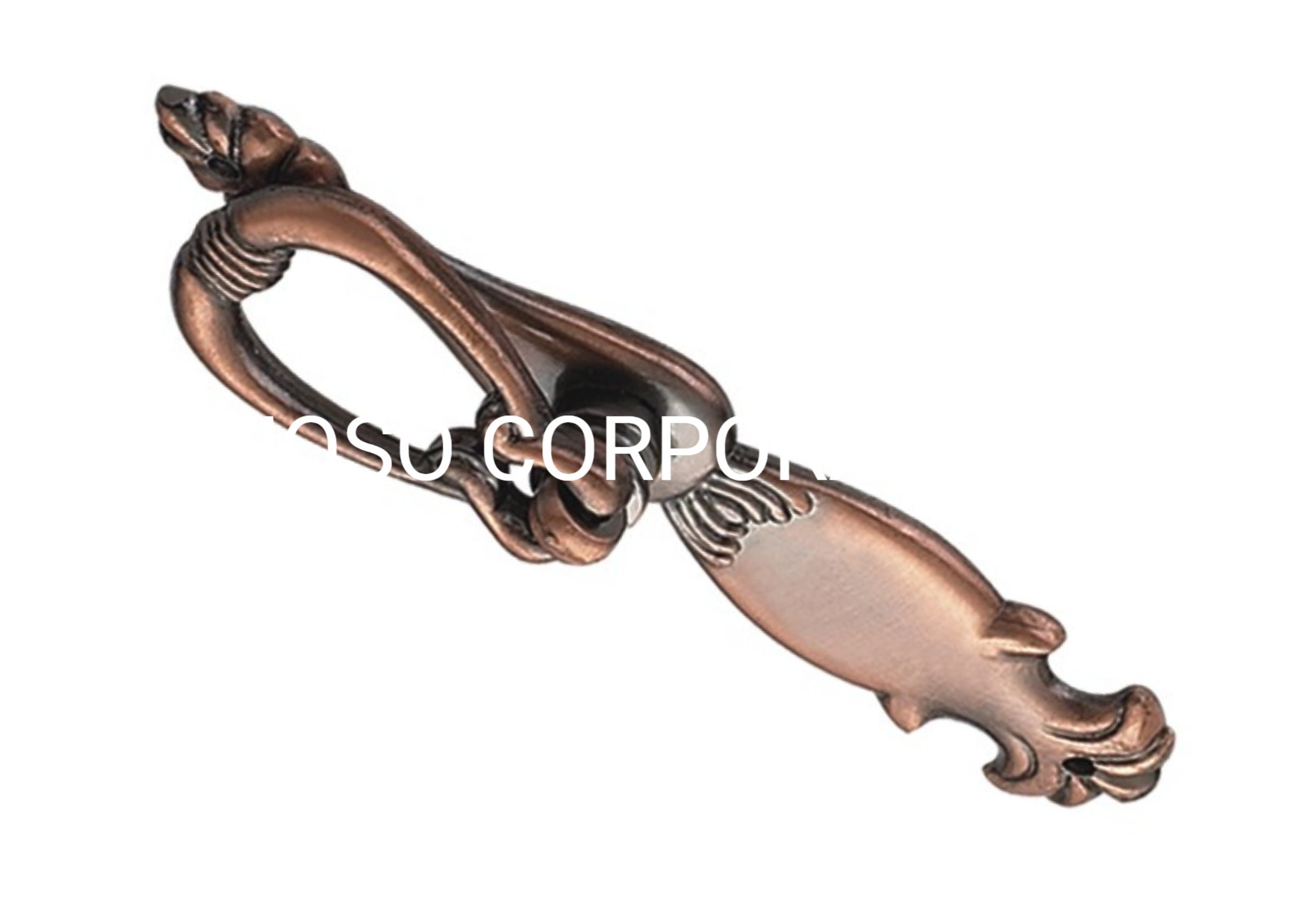 Herrajes para muebles Vintage 105mm aleación de Zinc manija de cobre antigua manija de gabinete manija de tocador