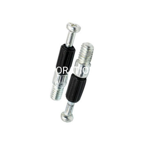 Perno de metal popular con soporte de estante de montaje de gabinete de conector de cajón de montaje de muebles de plástico