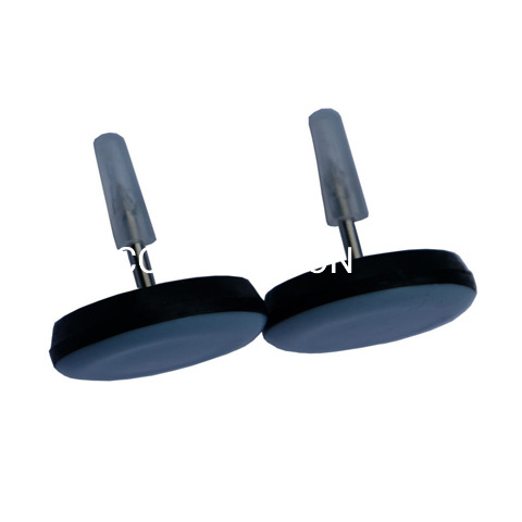 Venta al por mayor de deslizamiento de uñas de plástico, diámetro 26mm, altura 16,5mm, conector de mesa, deslizamiento de muebles