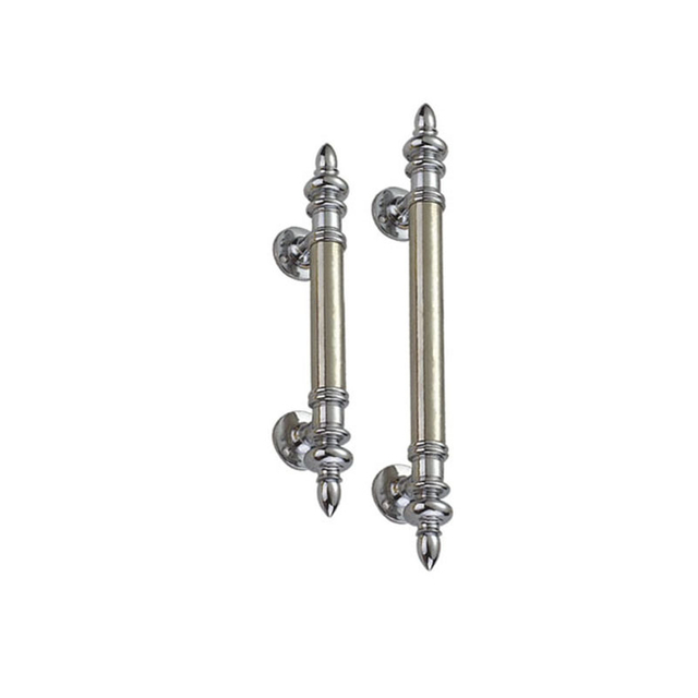 Manija de puerta de lujo ligera de aleación de zinc de 200 mm Manija de puerta de oficina Manija de cocina