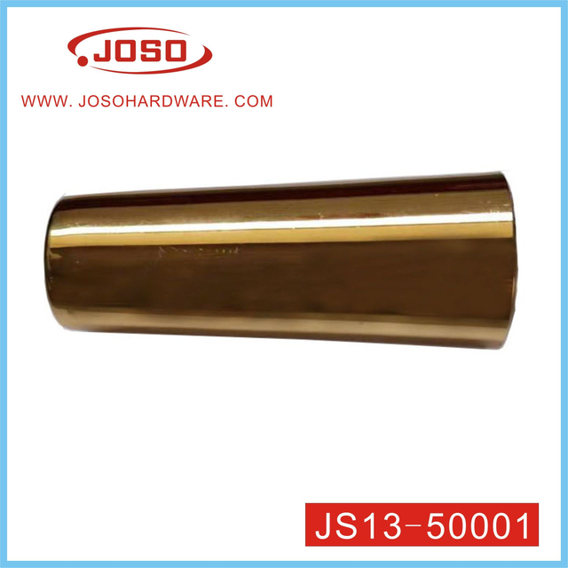 Cubierta de pies de muebles de acero dorado para producción de patas de silla