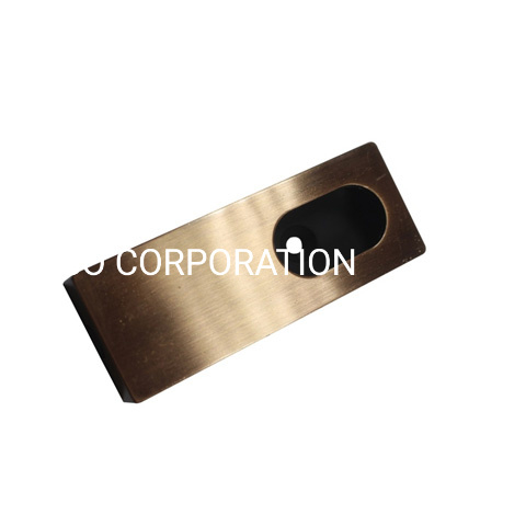 Armario de cobre antiguo de aleación de Zinc, riel colgante para ropa, accesorios para muebles, montaje de guardarropa