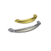 Mango de aleación de zinc, mango cromado brillante y cepillado de 64mm, mango de mesa, mango de escritorio