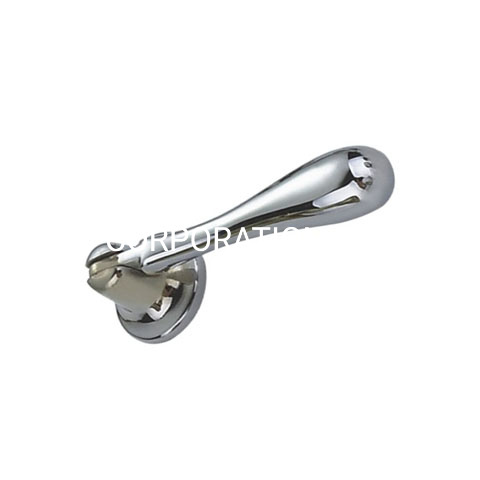 Manija de tocador cromada brillante de aleación de zinc de 60mm de venta superior