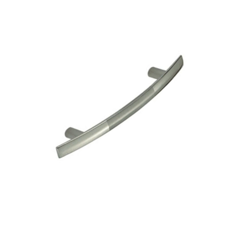 Manija del pecho de la manija de los muebles de 64 mm cepillada y cromada de aleación de zinc