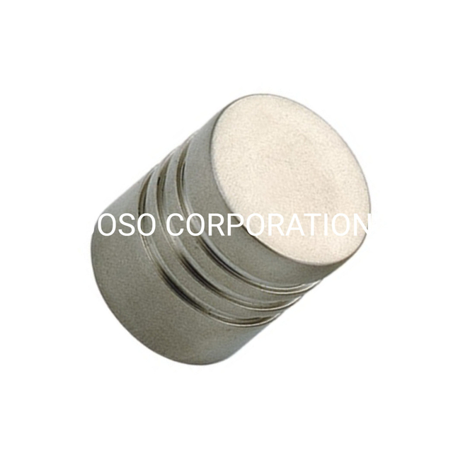 Perilla cilíndrica del cajón de la perilla del gabinete de la perilla de los muebles de la manija de la aleación del cinc 22m m