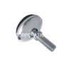 Metal con tornillo ajustable de PP, soporte para muebles, accesorios para patas de sofá, montaje de patas