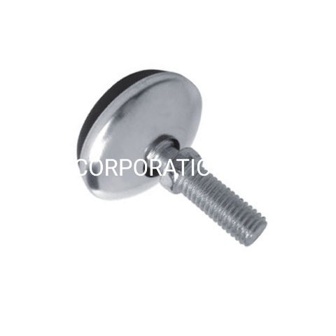 Metal con tornillo ajustable de PP, soporte para muebles, accesorios para patas de sofá, montaje de patas