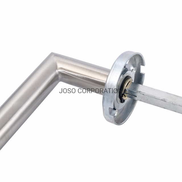 Manija de palanca de acero inoxidable Manija de puerta con acabado satinado