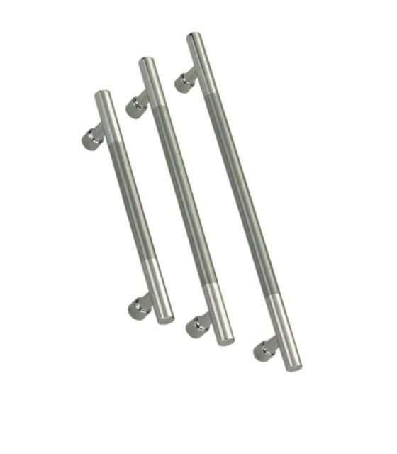 Manija sólida del gabinete de la manija de los muebles de la barra de T del acero inoxidable