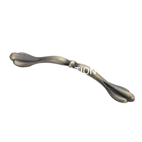 Manija de muebles de manija de gabinete de aleación de zinc de estilo europeo de moda de suministro de fábrica