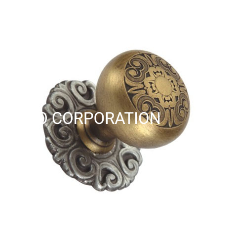 Tirador de seta clásico dorado, tirador de manija de 30mm, perilla de cajón